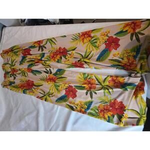 Women's Floral Wide Leg Pants